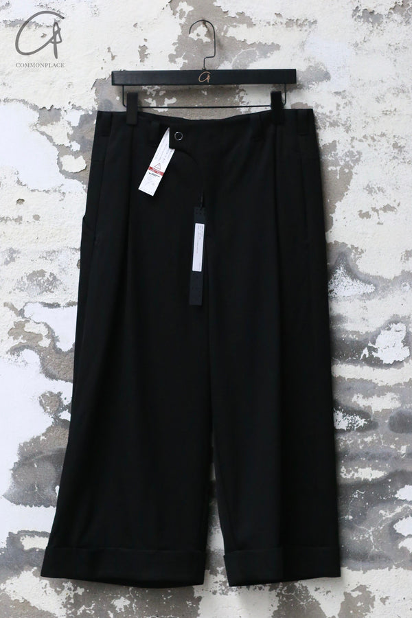 DEVOA 24 autumn and winter wide-leg wool pants DVA-PTI-NGHC-HEI black PTI-NGHC